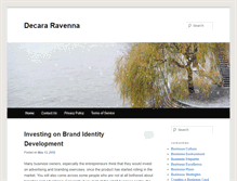 Tablet Screenshot of decararavenna.com